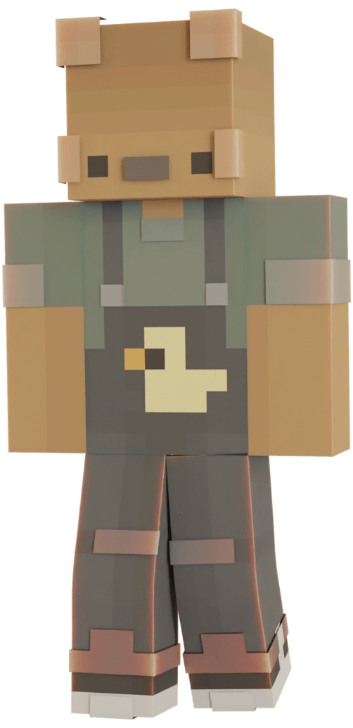 Minecraft person